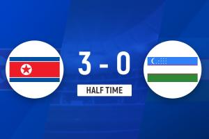 半场-朝鲜女足3-0乌兹别克斯坦女足 明有成戴帽+精彩凌空抽射破门