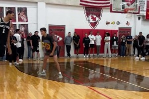 文班出席马刺队的社区互动与球迷交流， 看的出来很快乐🤭