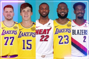 詹东里嘴顿！若湖人真的拿下维金斯，那这首发五人组什么水平？