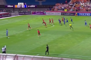 妙啊❗️高天意快发任意球助攻特谢拉破门，申花1-0领先